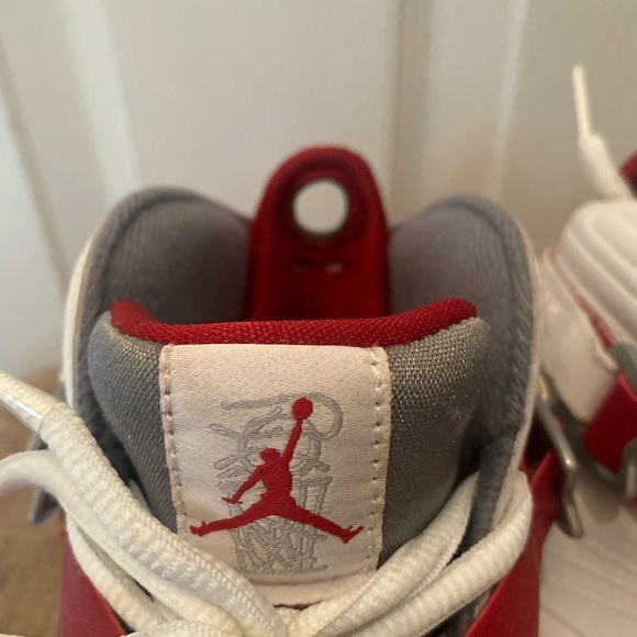 Air Jordan retro 8 White Red Men’s size 12 - Picture 5 of 10
